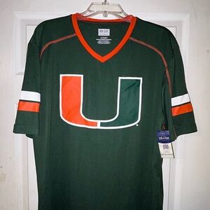 🌀🏈 University of Miami Hurricanes Marquee Polyester Shirt 🏈🌀